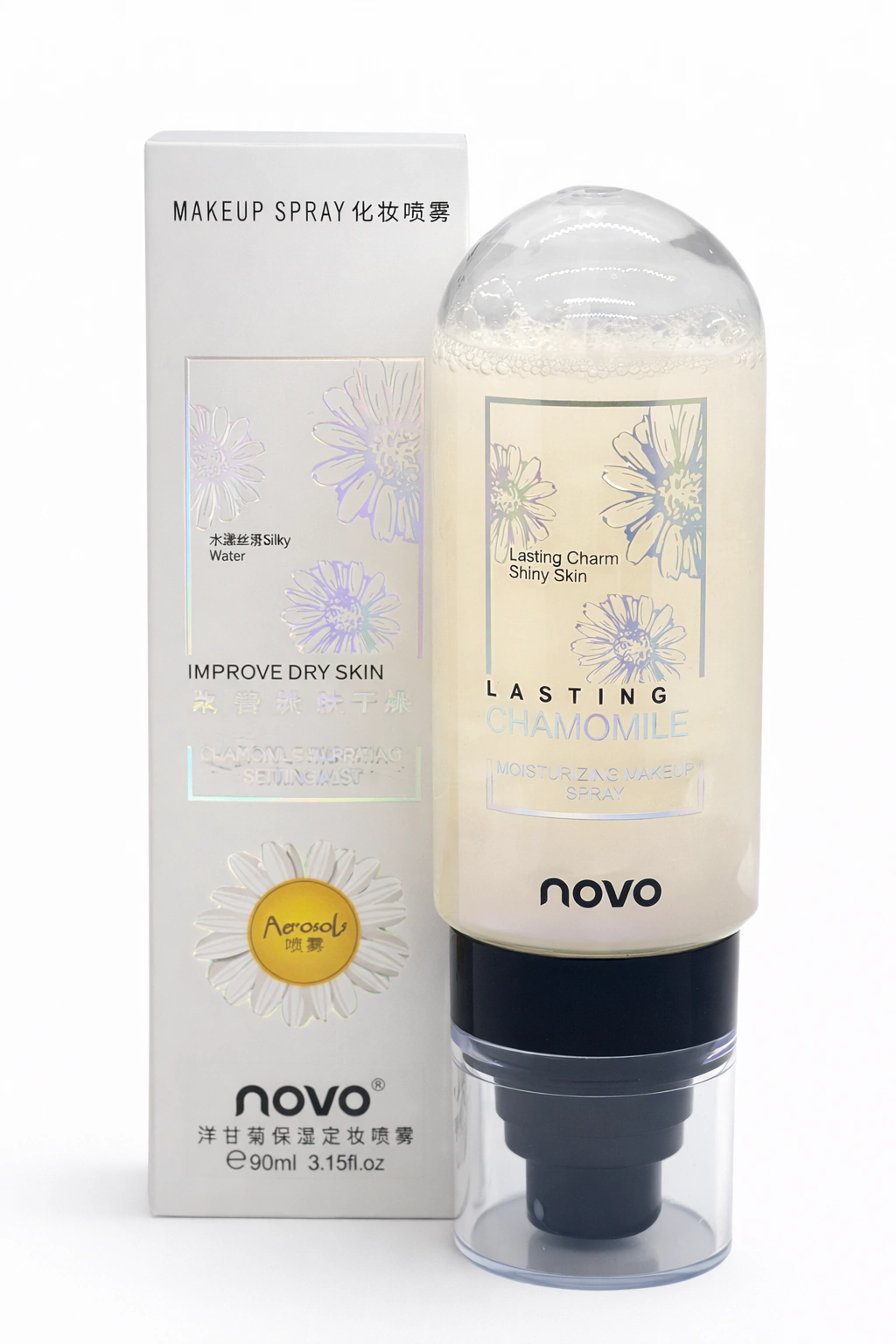 Tonico facial hidratante lasting chamomile Novo